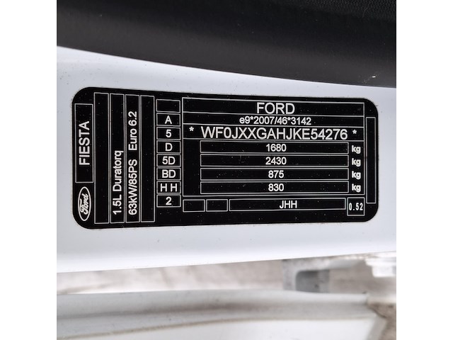 Personenauto, ford, fiesta - afbeelding 42 van  46