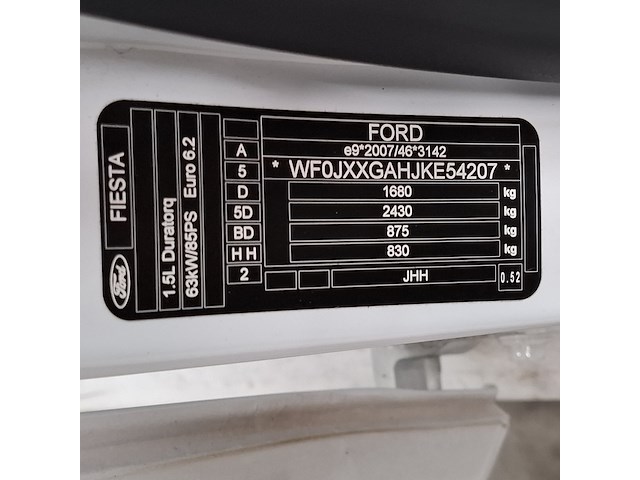 Personenauto, ford, fiesta - afbeelding 31 van  49