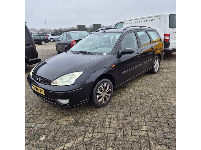 Personenauto ford, focus 1.6-16v collection, zwart, bouwjaar 2004 - afbeelding 1 van  1