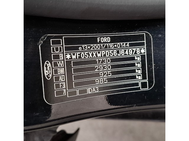 Personenauto, ford, focus, 1.6-16v trend, 2006 - afbeelding 37 van  50