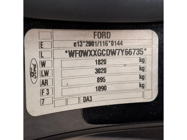 Personenauto, ford, focus wagon, 1.6-16v titanium, 2007 - afbeelding 53 van  70