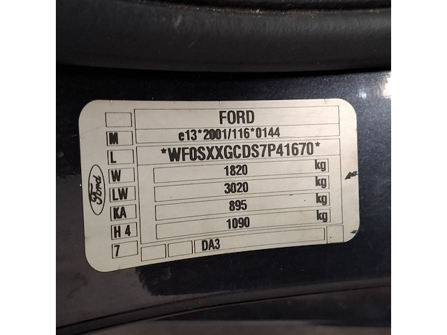 Personenauto, ford, focus wagon, 1.6 trend, 2008 - afbeelding 53 van  71