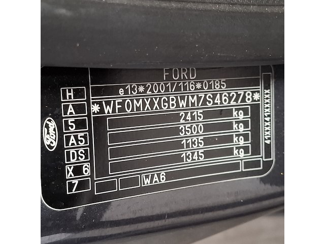 Personenauto, ford, galaxy, 2.0-16v ghia, 2007 - afbeelding 33 van  57
