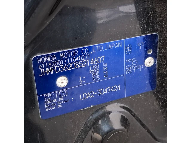 Personenauto, honda, civic, 1.3 hybrid comfort, 2008 - afbeelding 66 van  82