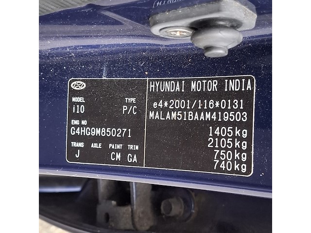 Personenauto, hyundai, i10, 1.1 active cool - afbeelding 37 van  49