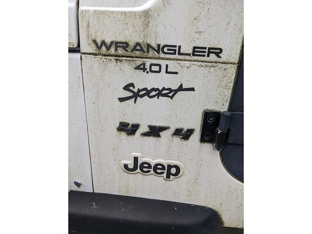 Personenauto, jeep, wrangler 4.0i softt.sahara, 2001 - afbeelding 9 van  41