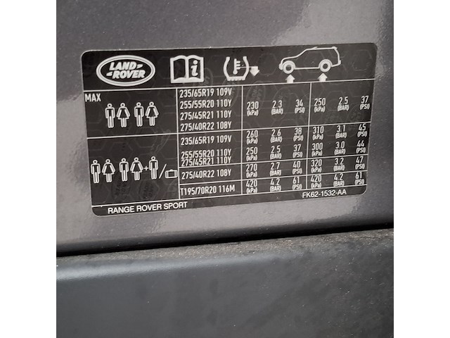 Personenauto, land rover, range rover sport, 3.0 sdv6 autobiography dynamic, 2015 - afbeelding 35 van  56