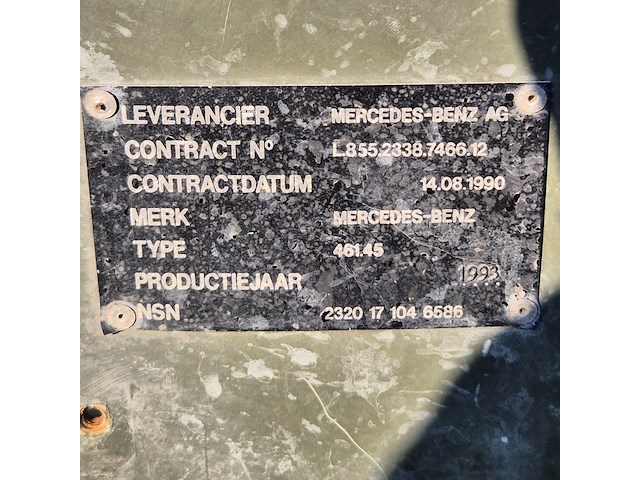 Personenauto, mercedes, 461.45, 1993 - afbeelding 5 van  13