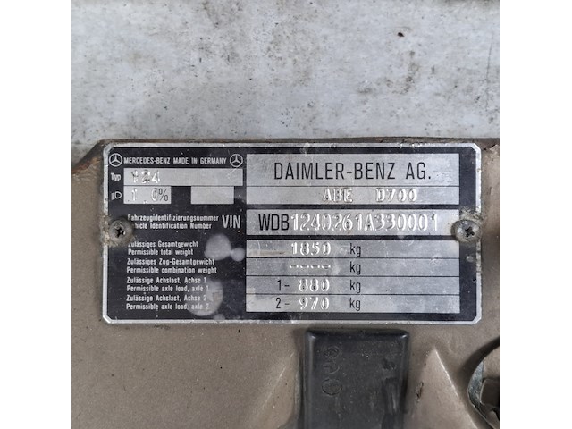 Personenauto, mercedes-benz, 200-500 (w124), 260 e, bruin, 1986 - afbeelding 49 van  55