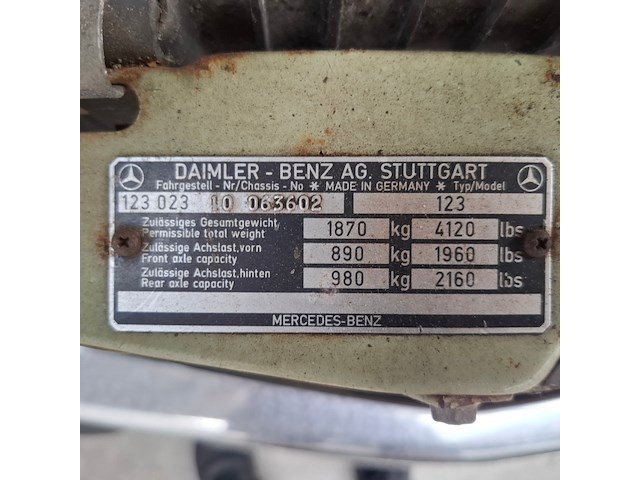 Personenauto, mercedes-benz, 230, 230, 1977 - afbeelding 72 van  79