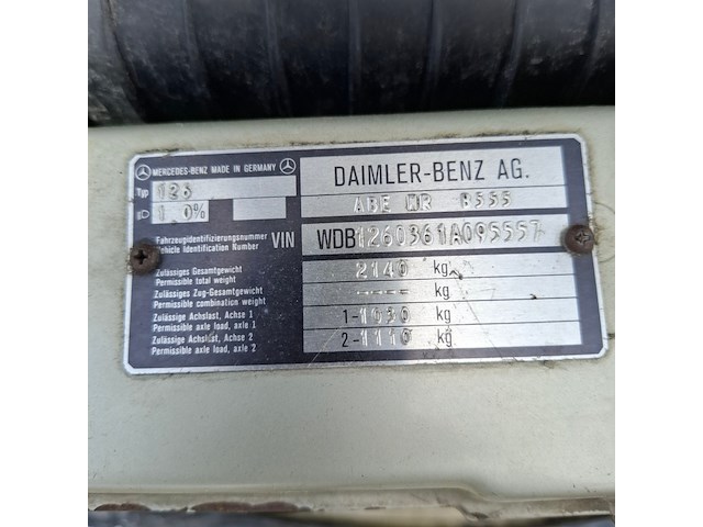 Personenauto, mercedes-benz, 500 se, 1984 - afbeelding 25 van  35