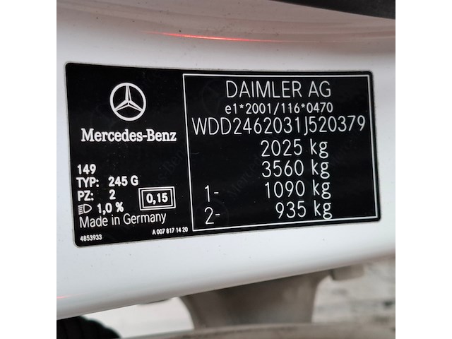 Personenauto, mercedes-benz, b-klasse 220d elegance, 1995 - afbeelding 50 van  68