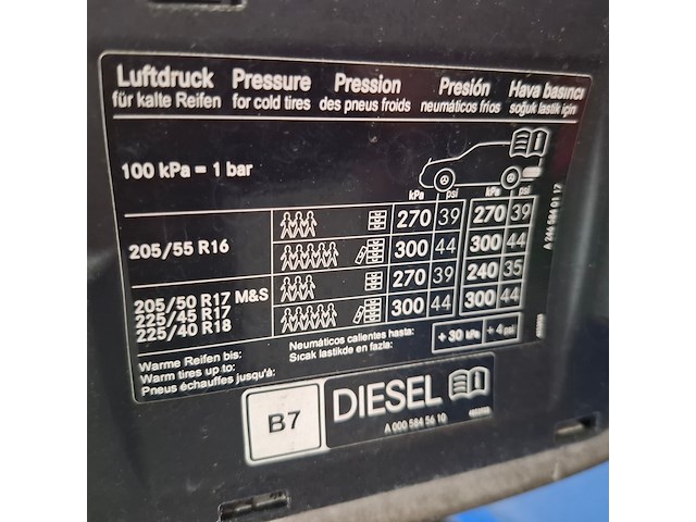 Personenauto, mercedes-benz, b-klasse 220d elegance, 1995 - afbeelding 52 van  68