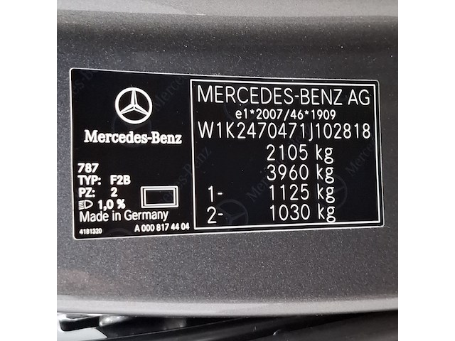 Personenauto, mercedes-benz, b-klasse, 250 4matic premium plus, 2020 - afbeelding 31 van  49