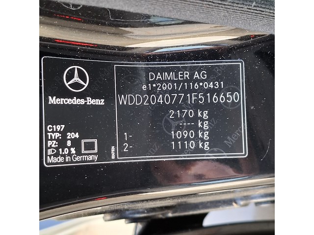 Personenauto, mercedes-benz, c-klasse, amg 63, 2010 - afbeelding 36 van  46