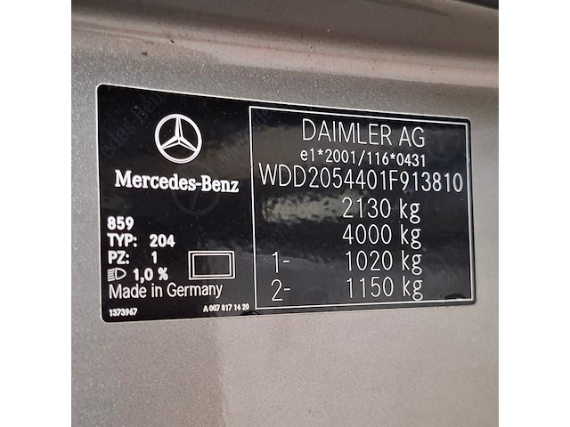 Personenauto, mercedes benz, c180, 180 premium plus pack, 2020 - afbeelding 60 van  88