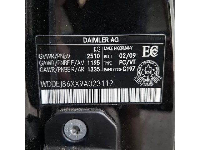 Personenauto, mercedes-benz, cl550 4matic, 2009 - afbeelding 44 van  62