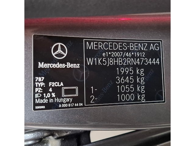 Personenauto, mercedes benz, cla 200, 200 amg line, 2024 - afbeelding 55 van  72