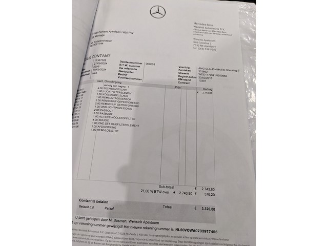 Personenauto, mercedes-benz, cla-klasse shooting brake, amg 45 4matic, 2016 - afbeelding 54 van  68