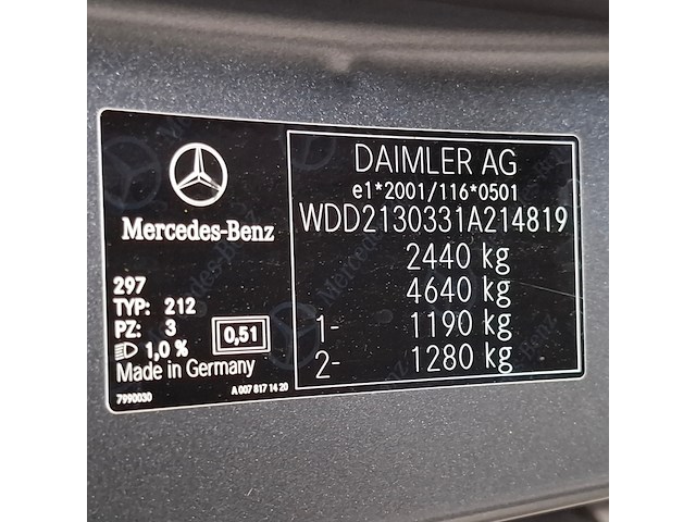 Personenauto, mercedes-benz, e-klasse 350d - afbeelding 43 van  61
