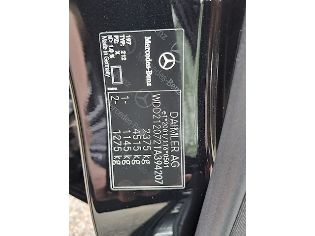 Personenauto, mercedes-benz, e-klasse, 500 avantgarde, 2011 - afbeelding 41 van  62