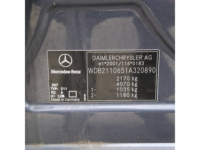 Personenauto mercedes-benz, e320, bouwjaar 2003 - afbeelding 40 van  47