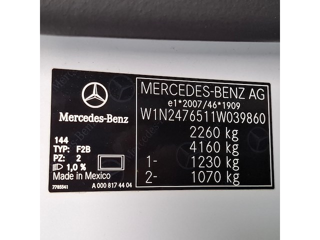 Personenauto, mercedes-benz, glb, amg 35 4matic premium plus, 2020 - afbeelding 55 van  74
