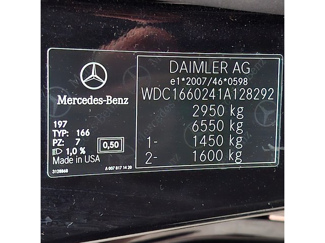 Personenauto, mercedes-benz, ml350, 2013 - afbeelding 47 van  67