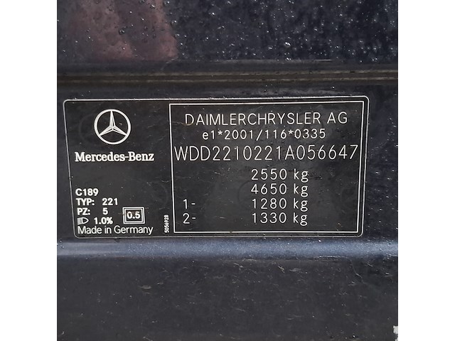 Personenauto, mercedes-benz, s320 cdi, 2006 - afbeelding 38 van  57