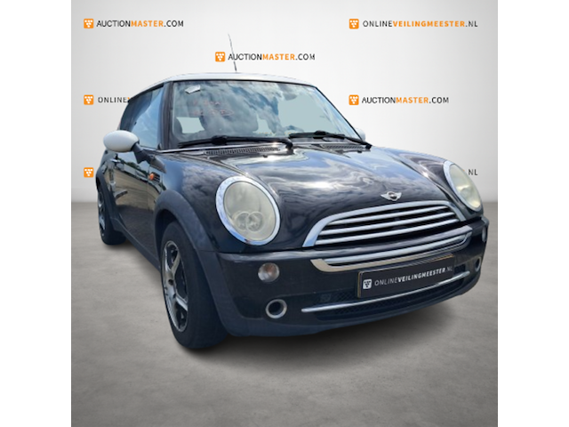 Personenauto, mini, 3-deurs, 1.6 one, zwart, 2005 - afbeelding 8 van  14