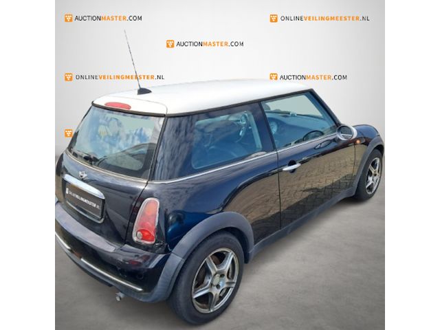 Personenauto, mini, 3-deurs, 1.6 one, zwart, 2005 - afbeelding 9 van  14
