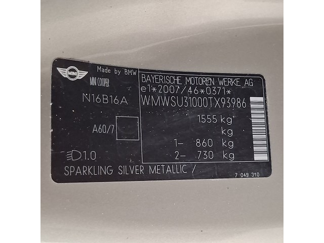 Personenauto, mini, mini, 1.6 cooper chili, 2010 - afbeelding 29 van  49