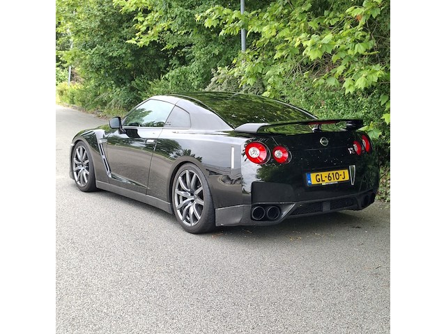 Personenauto, nissan, gt-r, 3.8 v6 black, zwart, 2009 - afbeelding 34 van  79