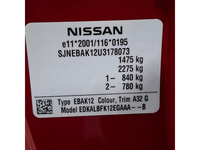 Personenauto, nissan, micra, 1.2 mix, 2009 - afbeelding 41 van  60