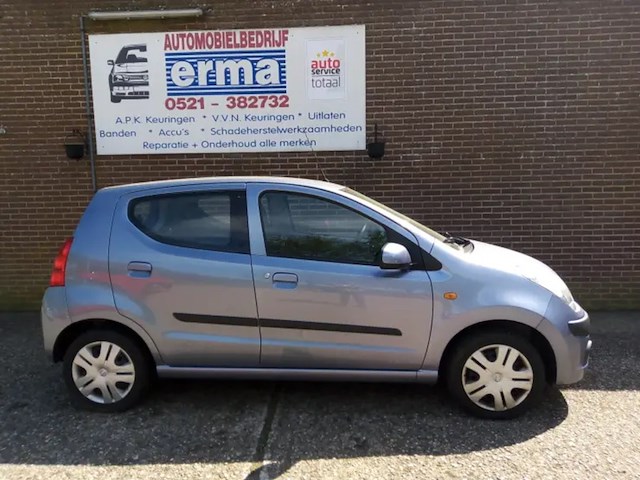 Personenauto, nissan, pixo, grijs, 2011 - afbeelding 2 van  2