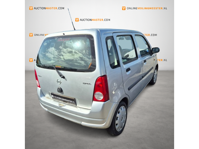 Personenauto, opel, agila, 1.0-12v essentia, grijs, 2003 - afbeelding 9 van  14