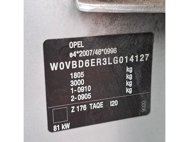 Personenauto, opel, astra 1.2, 2019 - afbeelding 62 van  79