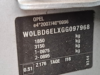 Personenauto, opel, astra 1.6 cdti, 2016 - afbeelding 58 van  75
