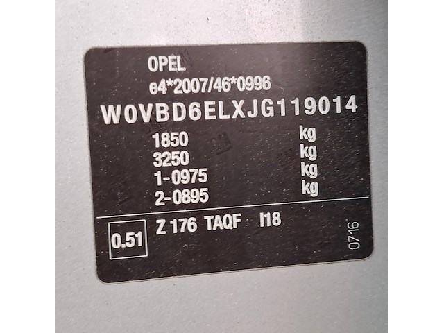 Personenauto, opel, astra 1.6 cdti, 2018 - afbeelding 53 van  68