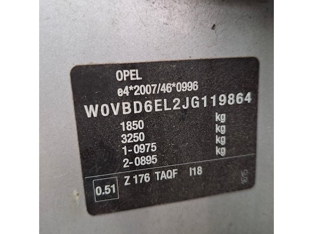 Personenauto, opel, astra 1.6 cdti, 2018 - afbeelding 44 van  60