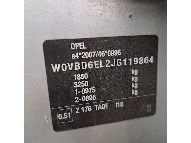 Personenauto, opel, astra 1.6 cdti, 2018 - afbeelding 44 van  60