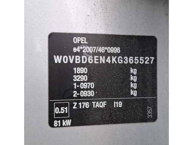 Personenauto, opel, astra 1.6 cdti, 2019 - afbeelding 50 van  67