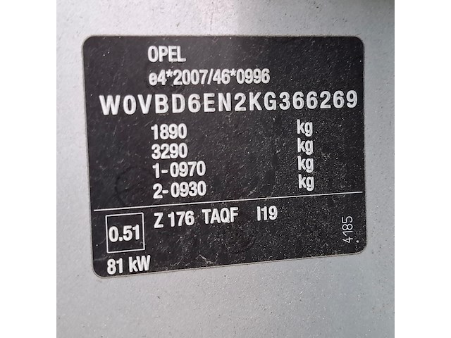 Personenauto, opel, astra 1.6 cdti, 2019 - afbeelding 55 van  68