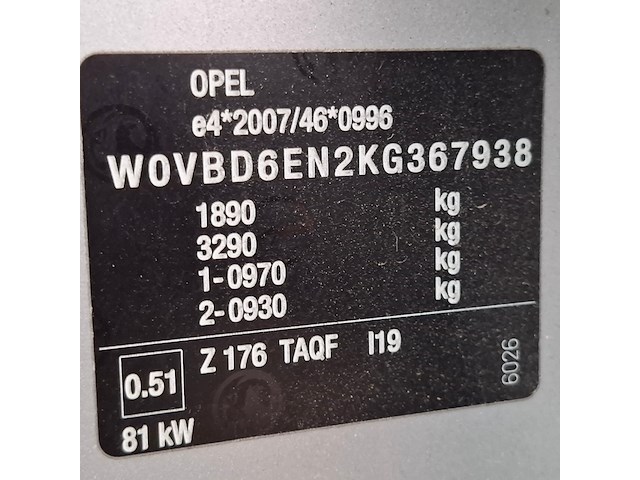 Personenauto, opel, astra 1.6 cdti, 2019 - afbeelding 52 van  68