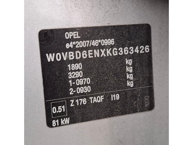 Personenauto, opel, astra 1.6 cdti, 2019 - afbeelding 50 van  63