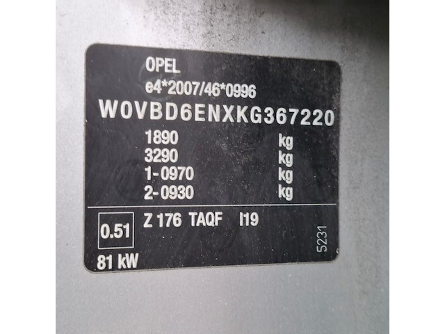 Personenauto, opel, astra 1.6 cdti, 2019 - afbeelding 51 van  67