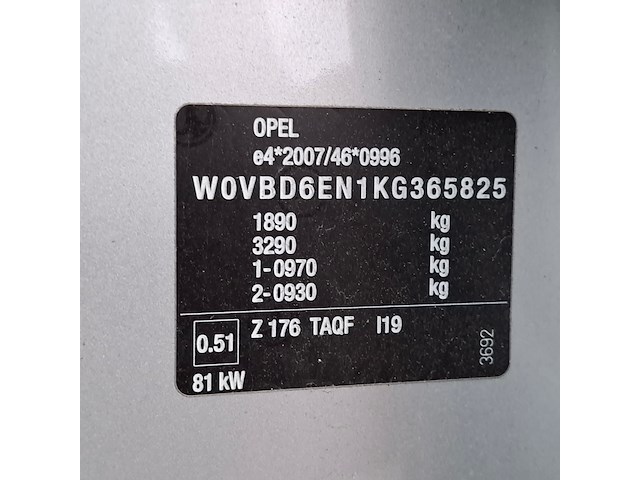 Personenauto, opel, astra 1.6 cdti, 2019 - afbeelding 51 van  71