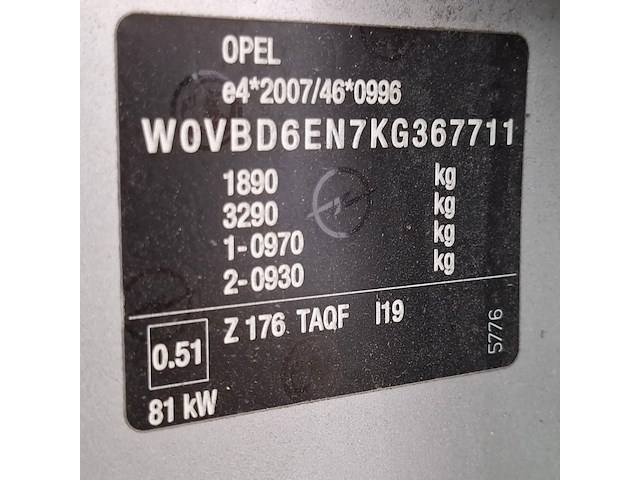 Personenauto, opel, astra 1.6 cdti, 2019 - afbeelding 58 van  71