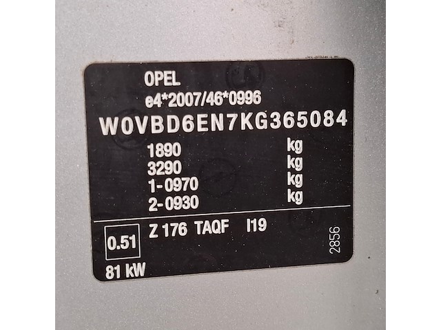 Personenauto, opel, astra 1.6 cdti, 2019 - afbeelding 52 van  66