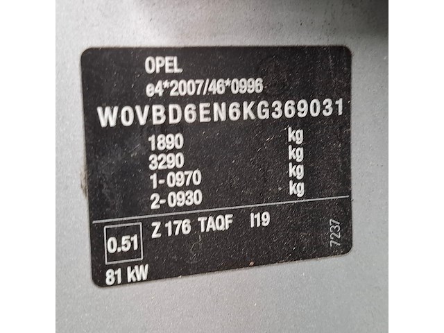 Personenauto, opel, astra 1.6 cdti, 2019 - afbeelding 63 van  78